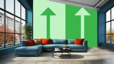 Arrow up [illustration], up direction Wall mural